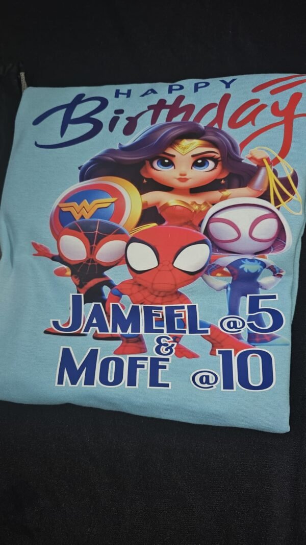 Custom Jameel &  Mofe Birthday T-Shirts